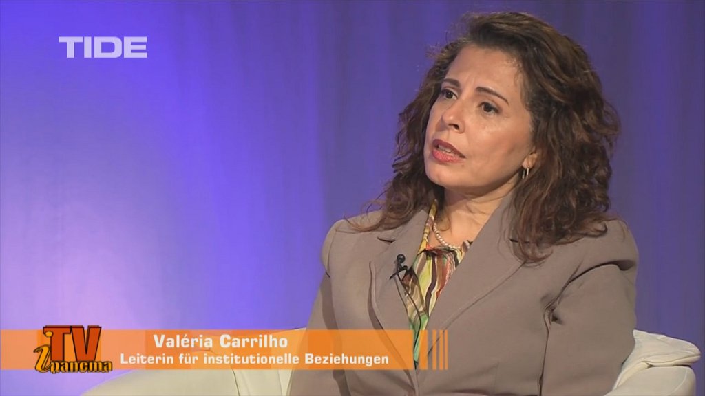 Valeria Carrilho Leiterin fuer Institutionelle Beziehungen Favela Monte Azul